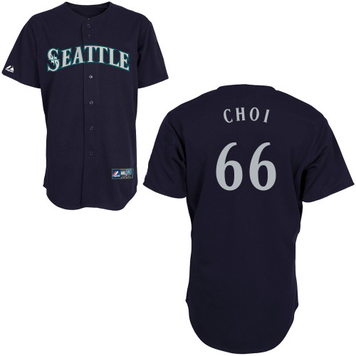 Ji-Man Choi #66 mlb Jersey-Seattle Mariners Women's Authentic Alternate Road Cool Base Baseball Jersey